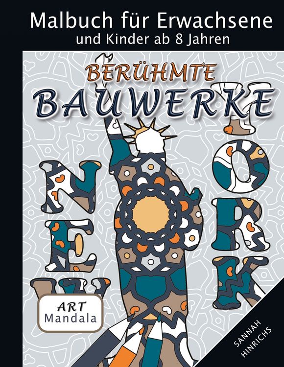 Produktbild: Mandala Art Malbuch f&uuml;r Erwachsene und Kinder ab 8 Jahren - Ber&uuml;hmte Bauwerke