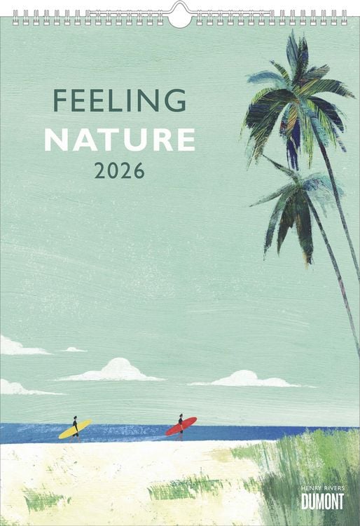 Produktbild: Feeling Nature 2026 – Outdoor-Illustrationen von Henry Rivers – Kalender von DUMONT– Wand-Kalender – 29,7 x 42 cm