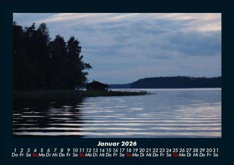 Produktbild: Die Seen der Erde 2026 Fotokalender DIN A5
