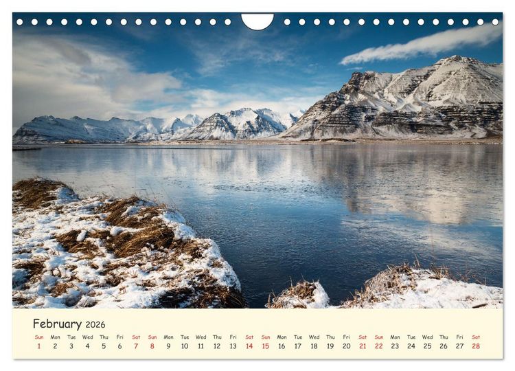 Produktbild: Amazing Nature of Iceland (Wall Calendar 2026 DIN A4 landscape), CALVENDO 12 Month Wall Calendar