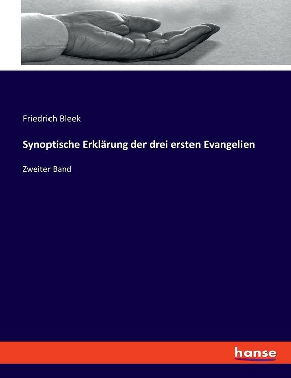 Produktbild: Synoptische Erkl&auml;rung der drei ersten Evangelien