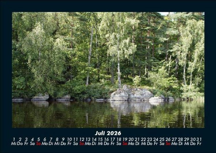 Produktbild: Landschaftskalender 2026 Fotokalender DIN A5