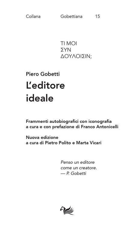 Produktbild: L' editore ideale. Frammenti autobiografici con iconografia