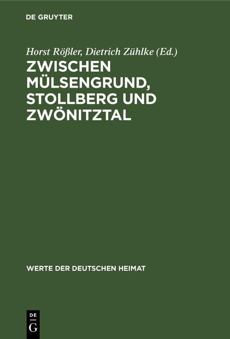 Produktbild: Zwischen M&uuml;lsengrund, Stollberg und Zw&ouml;nitztal