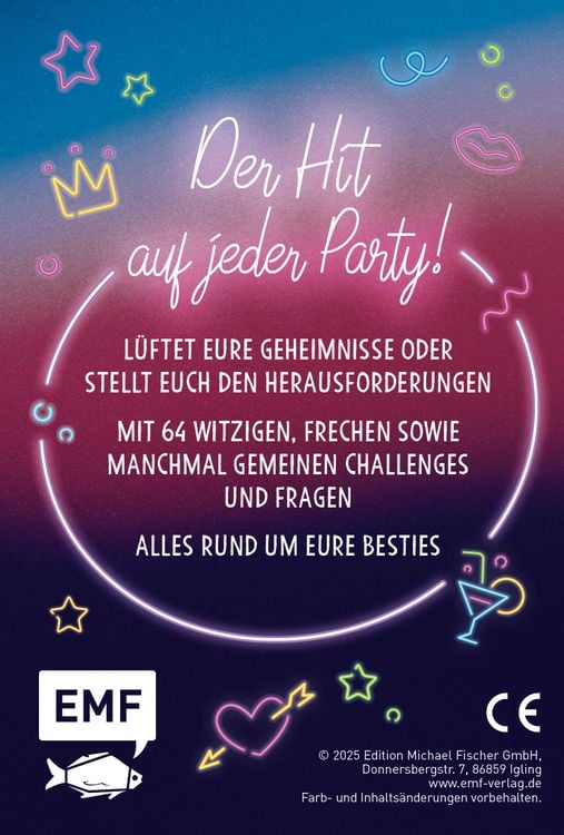Produktbild: Kartenspiel: Wahrheit oder Pflicht f&uuml;r Besties