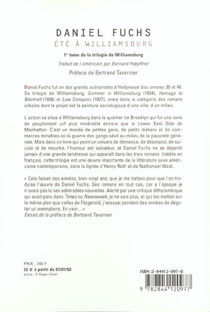 Produktbild: Trilogie de Williamsburgh