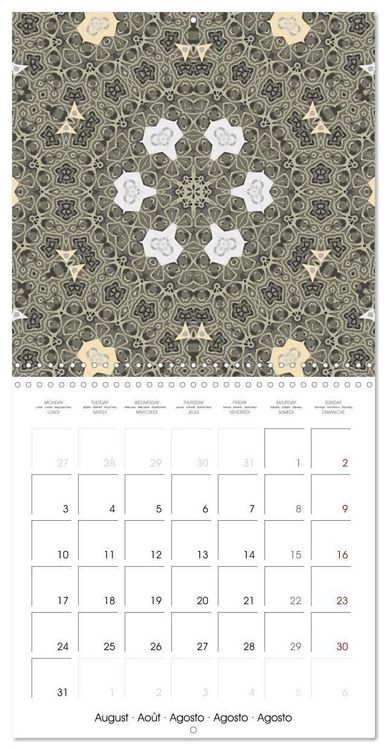 Produktbild: Mandalas Recherche int&eacute;rieure (Calendrier mural carr&eacute; 2026 30x30 cm) Calendrier double avec une page pour vos prises de notes