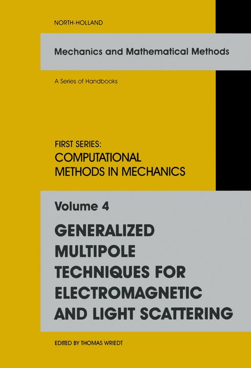 Produktbild: Generalized Multipole Techniques for Electromagnetic and Light Scattering