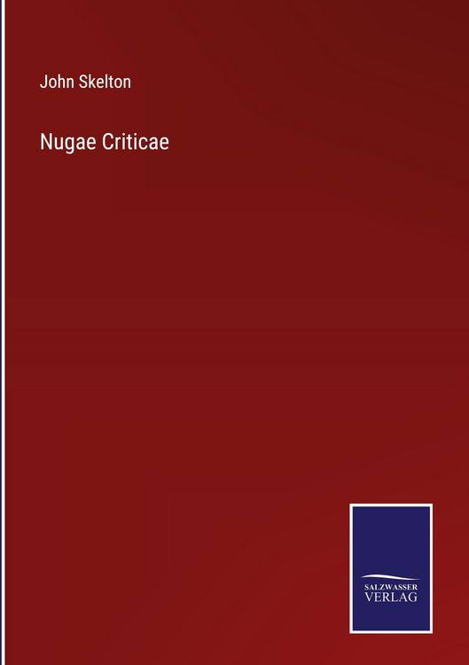 Produktbild: Nugae Criticae