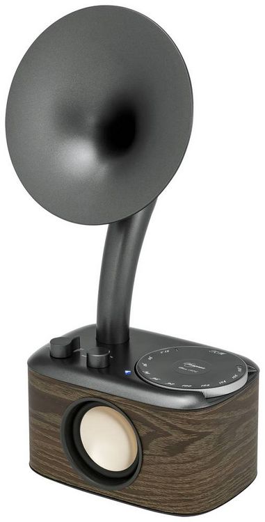 Produktbild: Sangean WR-45 Black Tischradio UKW AUX, Bluetooth&reg; wiederaufladbar Schwarz