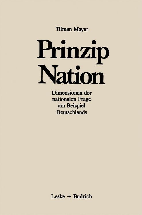 Produktbild: Prinzip Nation