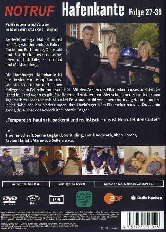 Produktbild: Notruf Hafenkante 3 - Folgen 27-39 [4 DVDs]