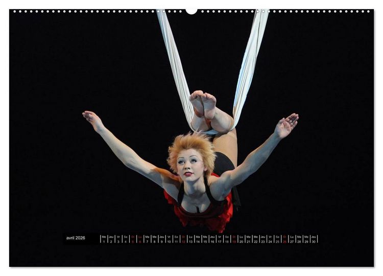 Produktbild: Les cadets du cirque &agrave; Monaco (Calendrier mural 2026 DIN A2 vertical) calendrier de bureau