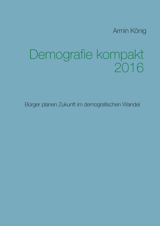 Produktbild: Demografie kompakt 2016