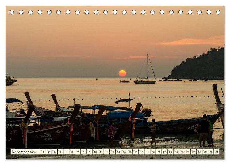 Produktbild: Unterwegs in Malaysia (Tischkalender 2026 DIN A5 quer), CALVENDO Monatskalender