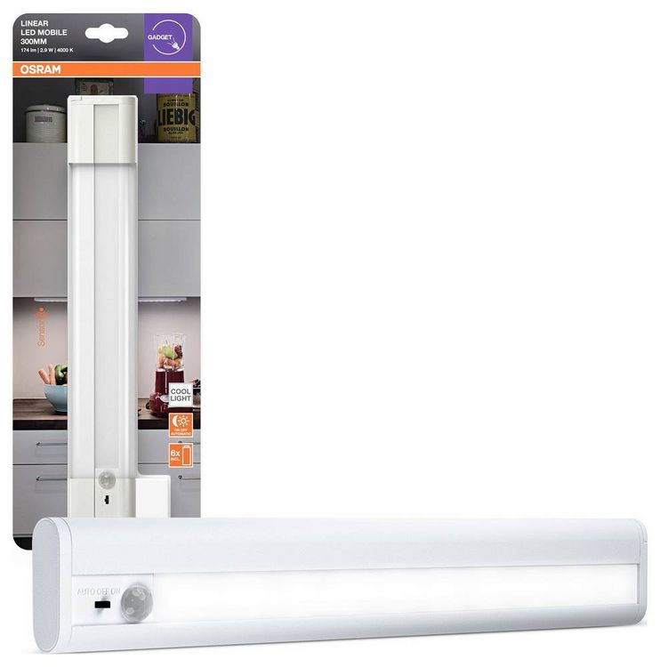 Produktbild: OSRAM HOMELIGHTING Linear LED Mobile Battery 300 White LED-Unterbauleuchte Wei&szlig;