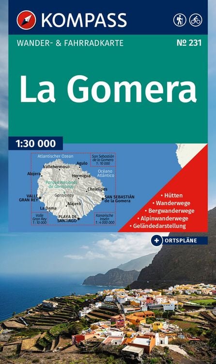 Bild vom Artikel KOMPASS Wanderkarte 231 La Gomera 1:30.000 vom Autor 