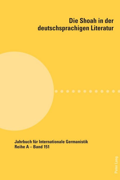 Produktbild: Die Shoah in der deutschsprachigen Literatur
