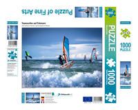 Produktbild: CALVENDO Puzzle Teamsurfen auf Fehmarn | 1000 Teile Lege-Gr&ouml;&szlig;e 64x48cm Foto-Puzzle f&uuml;r gl&uuml;ckliche Stunden