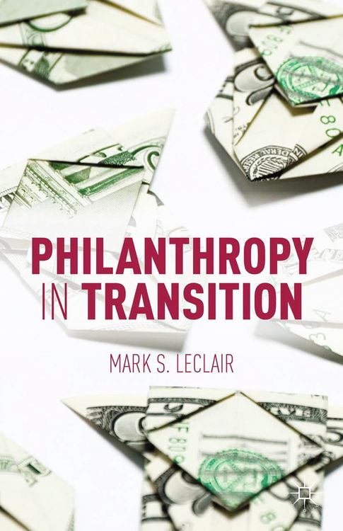 Produktbild: Philanthropy in Transition