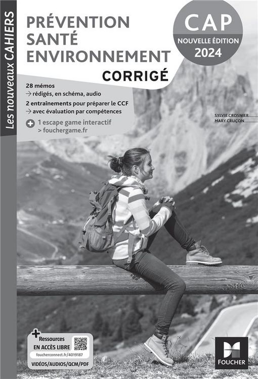 Produktbild: Les Nouveaux Cahiers - PR&Eacute;VENTION SANT&Eacute; ENVIRONNEMENT (PSE) - CAP - Ed. 2024 - Corrig&eacute;