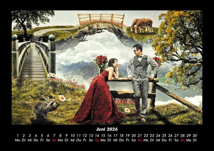 Produktbild: Kunstkalender 2026 Fotokalender DIN A3