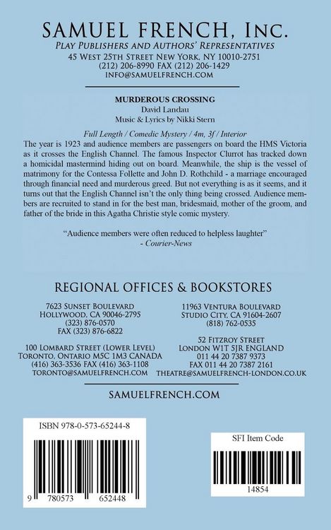 Produktbild: Murderous Crossing