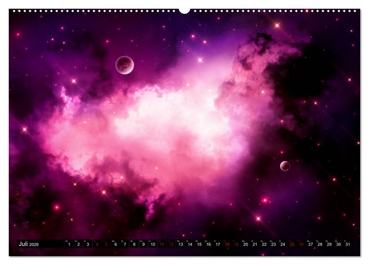 Produktbild: Sternenwelten (hochwertiger Premium Wandkalender 2026 DIN A2 quer), Kunstdruck in Hochglanz