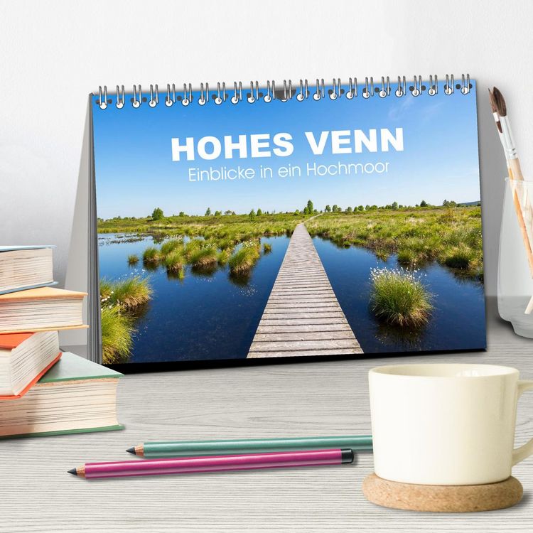 Produktbild: HOHES VENN - Einblicke in ein Hochmoor (Tischkalender 2026 DIN A5 quer), CALVENDO Monatskalender
