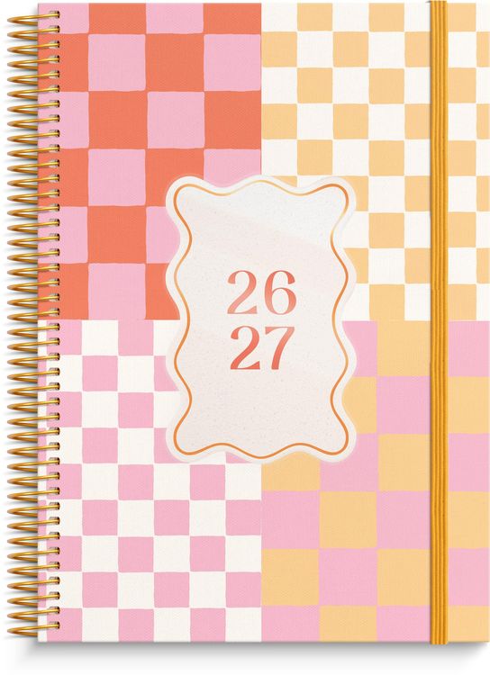 Produktbild: Organizer & Notes A5 Checkered 26/27 17M