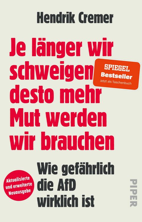 Produktbild: Je l&auml;nger wir schweigen, desto mehr Mut werden wir brauchen