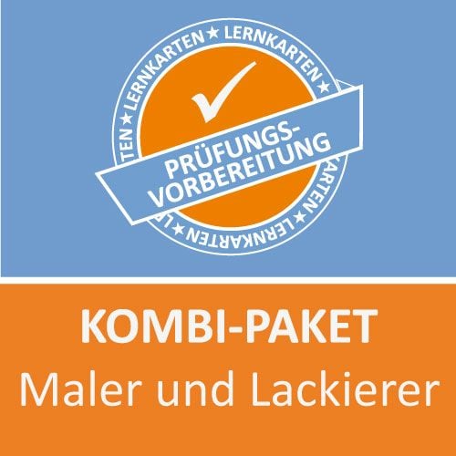 Produktbild: Kombi-Paket Maler und Lackierer FR Gestaltung und Instandhaltung Lernkarten