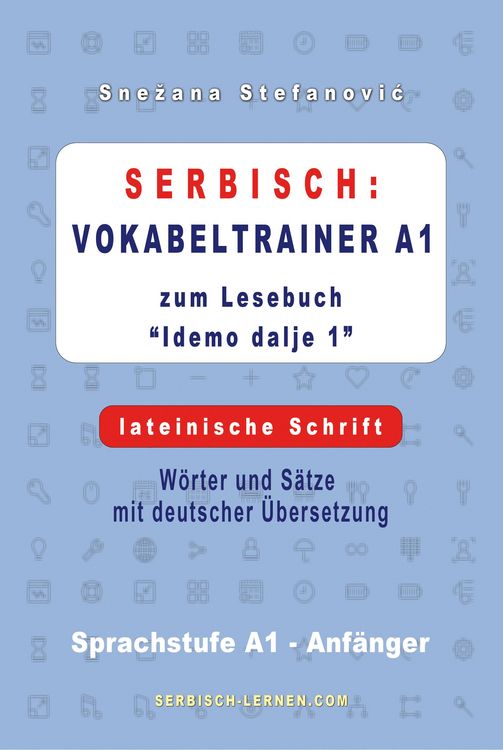 Produktbild: Serbisch: Vokabeltrainer A1 zum Buch "Idemo dalje 1" - lateinische Schrift