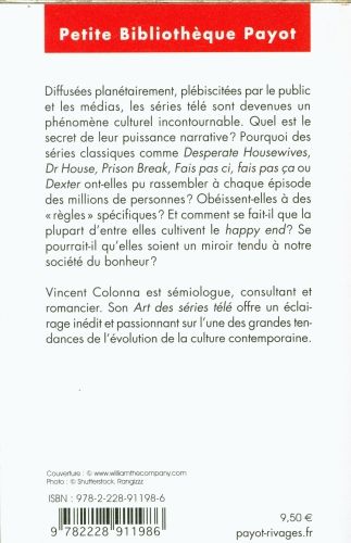 Produktbild: L'art des s&eacute;ries t&eacute;l&eacute;
