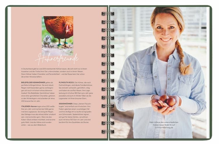 Produktbild: Judith Rakers Spiral-Kalenderbuch A5 2025 - Homefarming