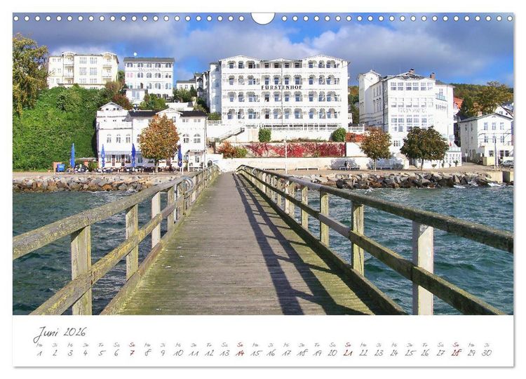 Produktbild: Mein Sassnitz - Hafenstadt und Erholungsort an der Kreidek&uuml;ste von R&uuml;gen (Wandkalender 2026 DIN A3 quer), CALVENDO Monatskalender