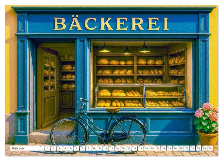 Produktbild: B&auml;cker und Backstuben (hochwertiger Premium Wandkalender 2026 DIN A2 quer), Kunstdruck in Hochglanz