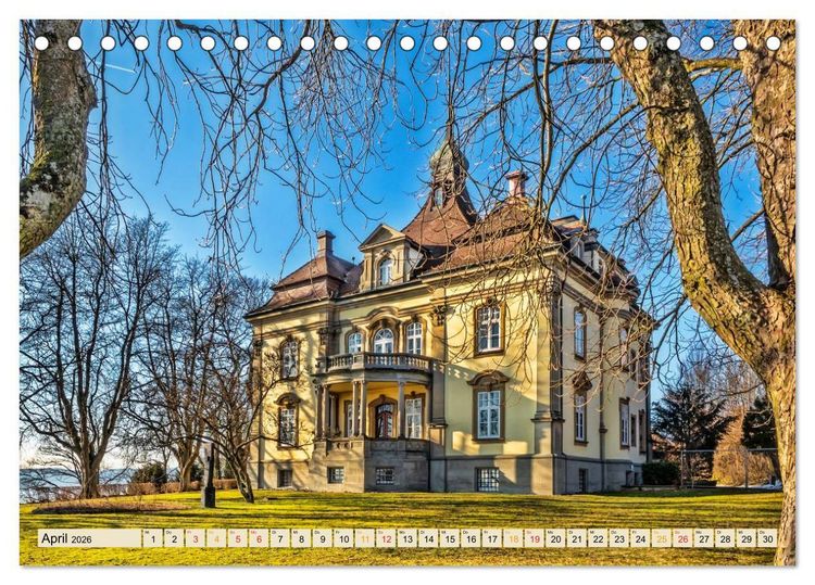 Produktbild: Bodensee - "Die D&ouml;rfer sind wie ein Garten ..." (Rainer Maria Rilke) (Tischkalender 2026 DIN A5 quer), CALVENDO Monatskalender