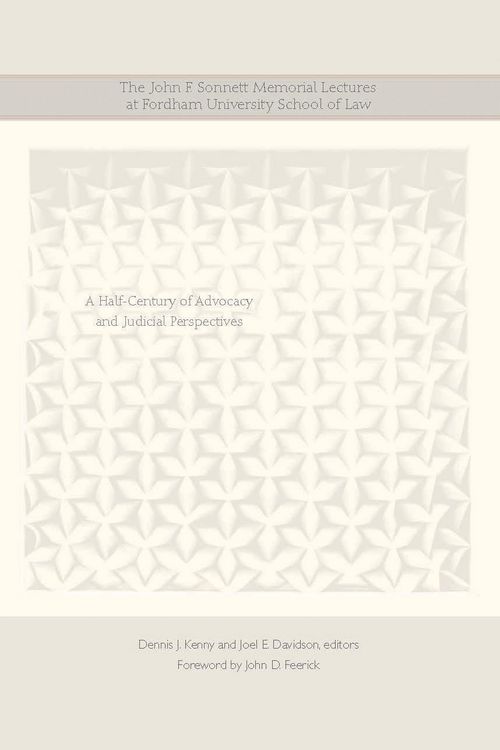 Produktbild: John F. Sonnett Memorial Lectures at Fordham University School of Law