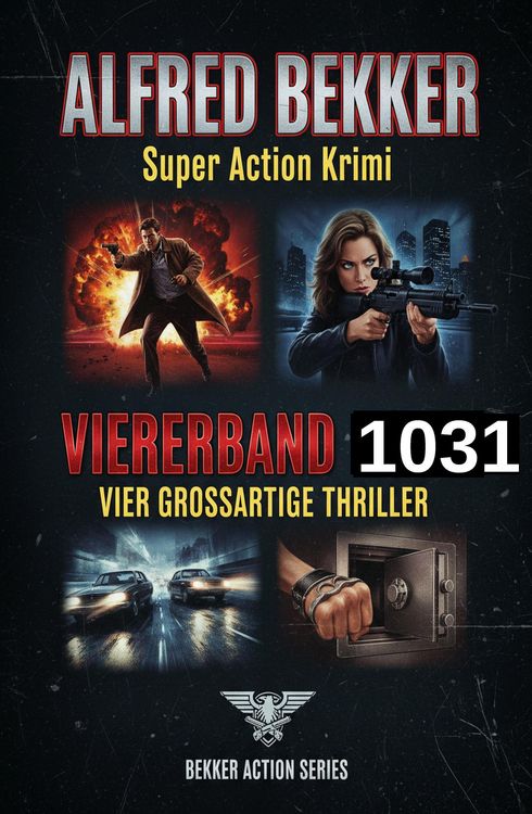 Produktbild: Super Action Krimi Viererband 1031 - Vier gro&szlig;artige Thriller