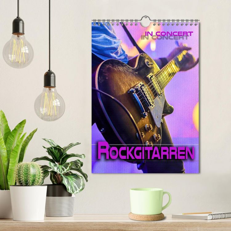 Produktbild: Rockgitarren in Concert (Wandkalender 2026 DIN A4 hoch), CALVENDO Monatskalender