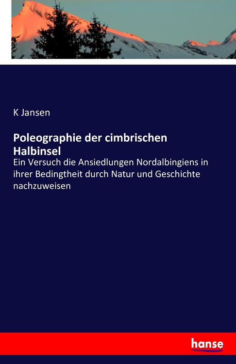 Produktbild: Poleographie der cimbrischen Halbinsel