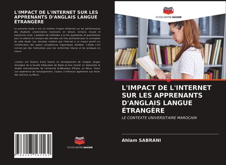 Produktbild: L'IMPACT DE L'INTERNET SUR LES APPRENANTS D'ANGLAIS LANGUE &Eacute;TRANG&Egrave;RE