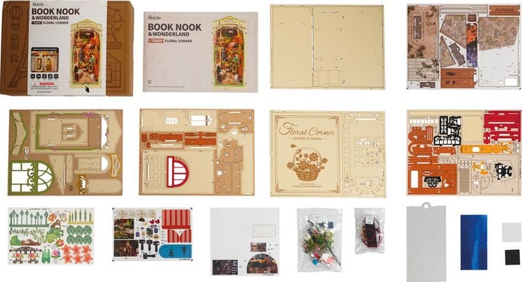 Produktbild: Book Nook DIY B&uuml;cherecke  Floral Corner