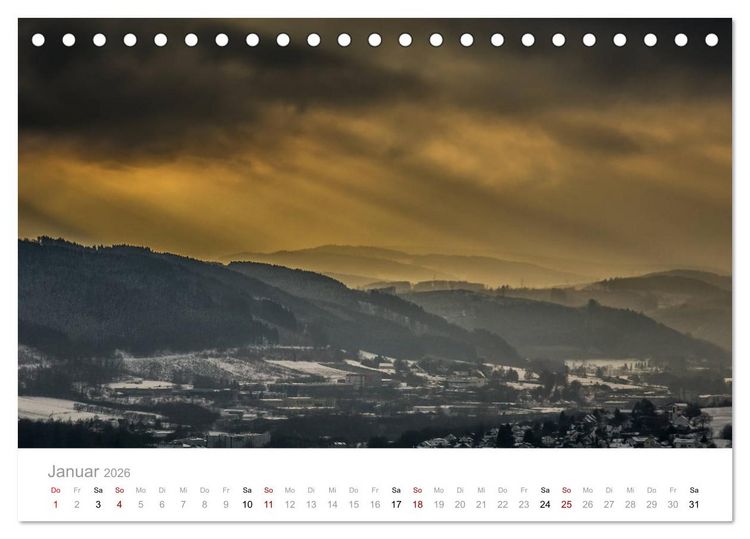 Produktbild: Stadt Plettenberg (Tischkalender 2026 DIN A5 quer), CALVENDO Monatskalender