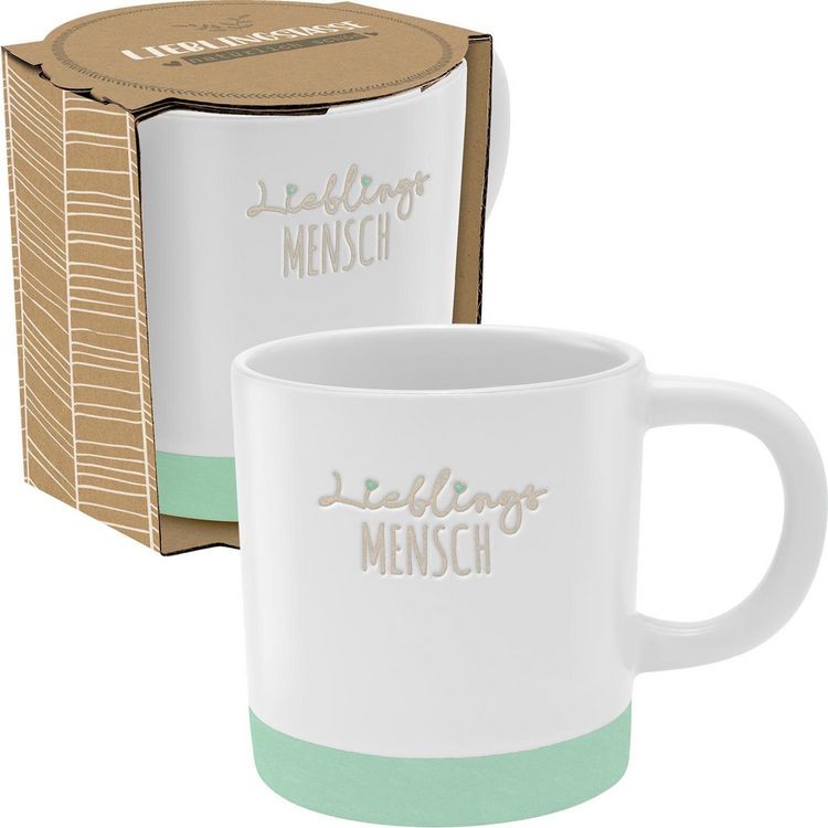 Produktbild: GRUSS & CO Tasse mit Gravur "Mensch"