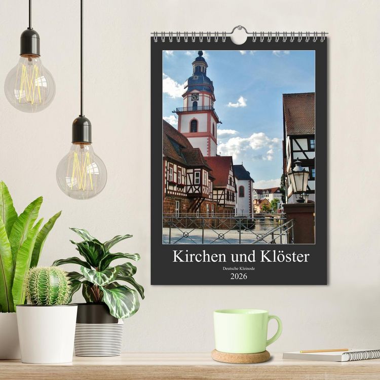 Produktbild: Kirchen und Kl&ouml;ster deutsche Kleinode (Wandkalender 2026 DIN A4 hoch), CALVENDO Monatskalender
