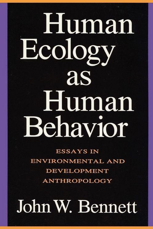 Produktbild: Human Ecology as Human Behavior