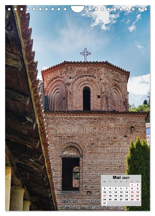 Produktbild: Orthodoxe Kirchen in Nordmazedonien (Wandkalender 2027 DIN A4 hoch), CALVENDO Monatskalender