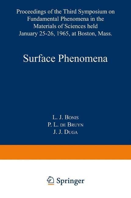 Produktbild: Surface Phenomena
